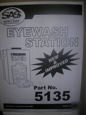 Sas 5135 gravity fed self-contained eyewash station