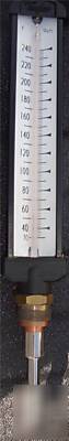 Taylor industrial thermometer 30 to 240 f. capacity