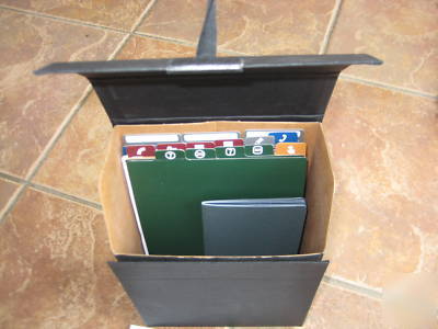 Time manager system - filofax, stationery box & manual