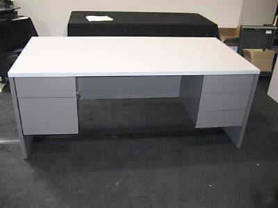 Used - corner computer desk work station