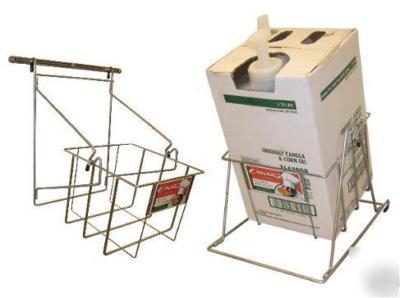 Vegetable oil - dispenser 4.6 gal 35# container oilcage