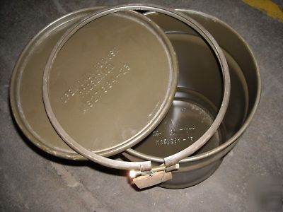 12 gallon steel drums w/ bolt locking ring/gasket lid 