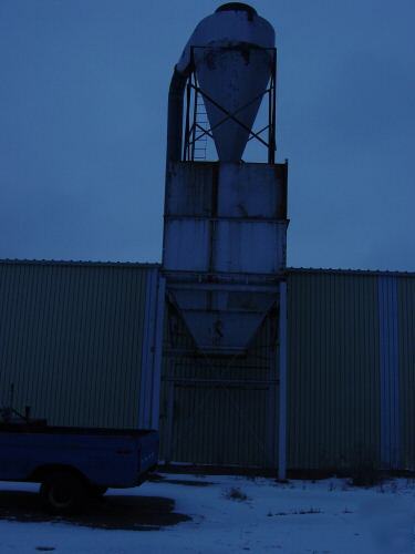 Dust collector system 12 ft x 10 ft x 40 ft tall 40 hp