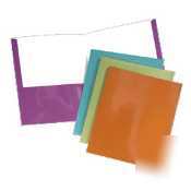 Esselte pendaflex metallic folder 2 pocket purple |1