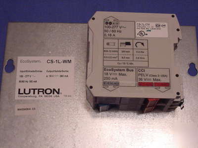 Lutron cs-1L-wm ecosystem 100-277V bus supply frb