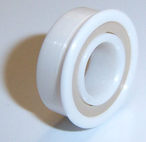 FR166-2RS full ceramic flanged bearing 3/16