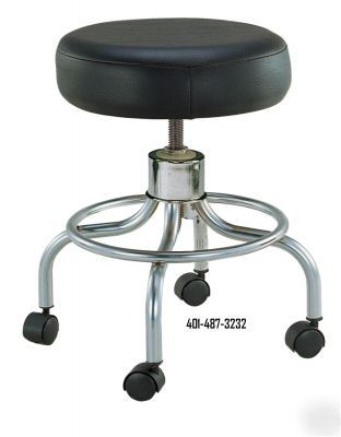 Revolving adjustable height stool doctor office chair