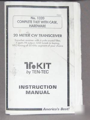 Ten-ten assembly manual for 1320 20 meter transceiver