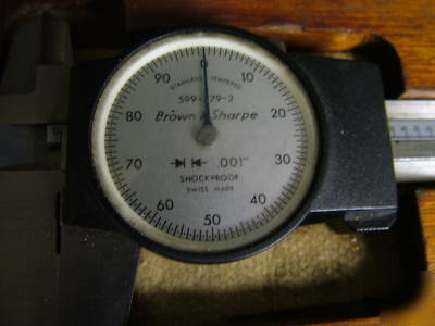 Vintage brown & sharpe micrometer kit dial 