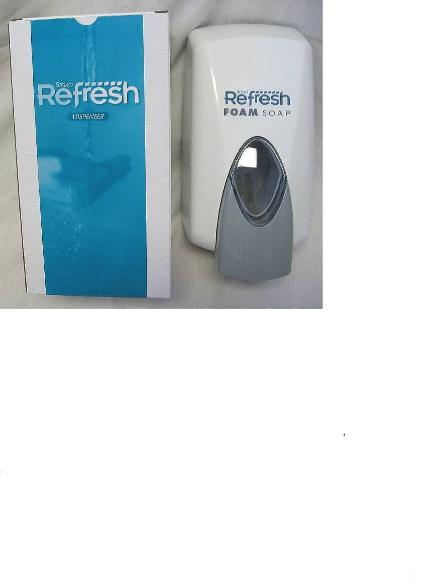 New ( 8 ) stoko #30290 refresh foam soap dispensers