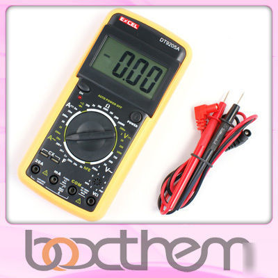 New digital voltmeter ammeter ohm test meter multimeter 