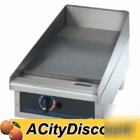 New star-max 15IN commercial gas flat griddle grill