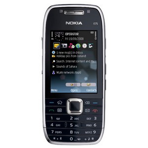 Nokia 002J3X4-E75 gsm quad 3G 4GB msd silver 
