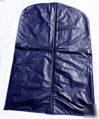 50 24X54 peva leatherette navy blue zipper garment bags