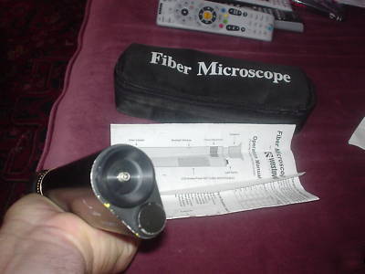 Fiber microscope westover working used excellent case