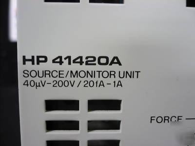 Hp 41420A source monitor unit, 200V / 1A