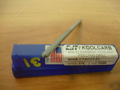 Koolcarb coolant feeding solid carbide drill #17402031