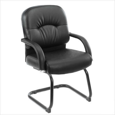 New boss office products mid-back caressoft guest chair 