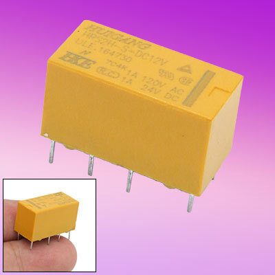 New mini pcb type electronic power relay HRS2H-s-DC12V 