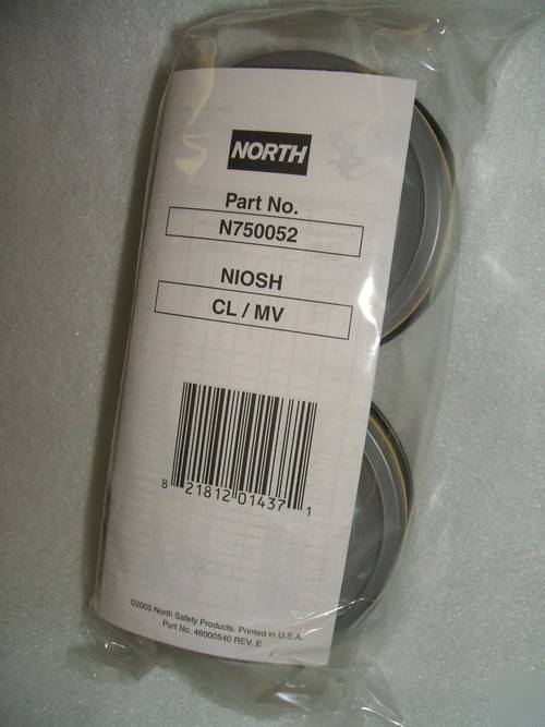 New north respirator replacement cartridge+kit N750052 