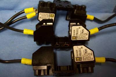 Square d fuse holders lot of 3 /30AMP 9080 FB1211/ used
