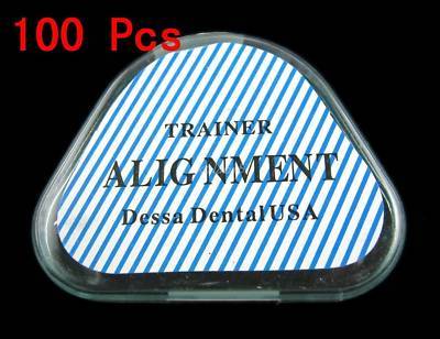 100*dental tooth orthodontic appliance traier alignment