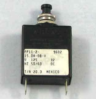 Airpax PP11-2-215.0A-08-v magnetic circuit protector