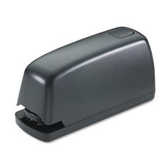 Electric stapler w/staple channel release button, 15 sh