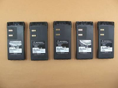 Five motorola HT750 / HT1250 hi-cap nimh batteries