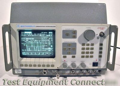 Motorola R2600B comm system analyzer