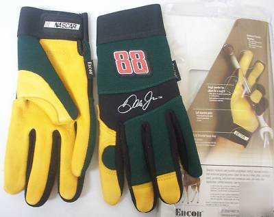 Nascar deerskin palm leather driving working gloves - m