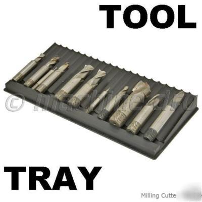 Pk 5 - tool tray organize milling cutters, drills, taps