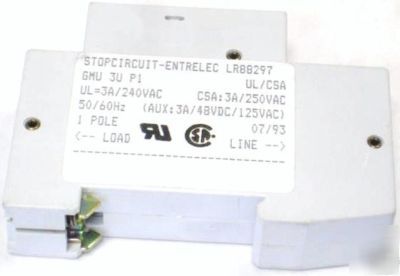 Stopcircuit entrelec breaker LR88297 gmu 3U P1 ul/csa
