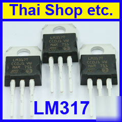 10 pcs LM317T LM317 regulator 1.2V to 37V 1.5A