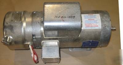 1HP baldor stainless washdown electric motor 115/230V 