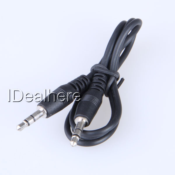 3.5MM male to male cable 2FT black