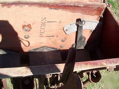 Antique 1906 monitor 5 disc drill seeder complete nice 