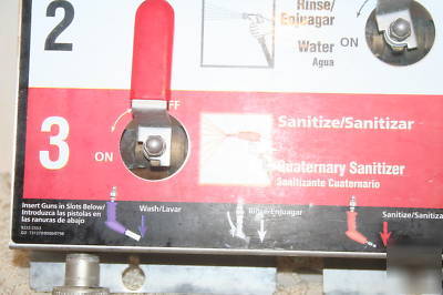 Kay restaurant dishwasher water controller 3 handle use