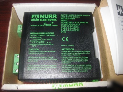 New murr elektronik switch mode power supply mcs-b