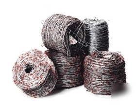 Red brand 15 1/2 gauge high tensile barbed wire