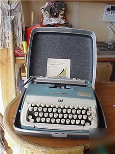 Vintage scm smith corona galaxie manual typewriter