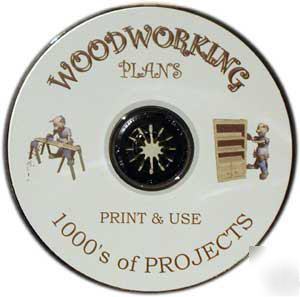 Wood pdf plans on cd * build it yourself * print & use