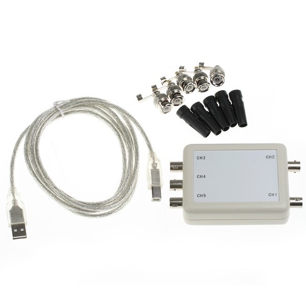 5 channel usb oscilloscope portable pc-based software