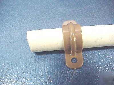 50 pvc pipe hangers clamps plastic copper plumber 5/8