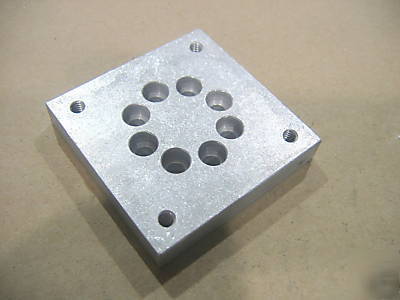8020 t slot aluminum caster base plate 10 s 2406 tf