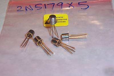 2N5179 low noise rf transistors x 5 