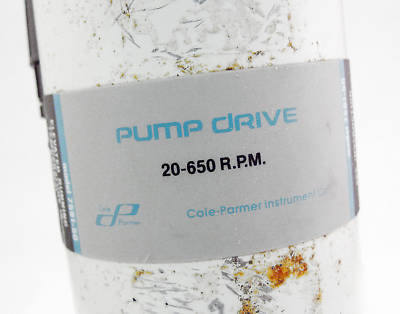 Cole-parmer pump drive 20-650 rpm