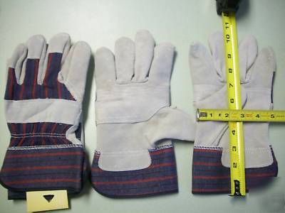 Multi -purpose leather work gloves w/cuff 120 pair 1CS