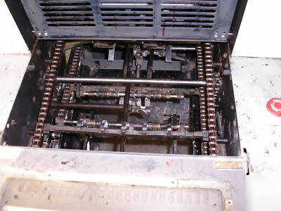 Hamada 234 2/c press & plate maker & numbering machine