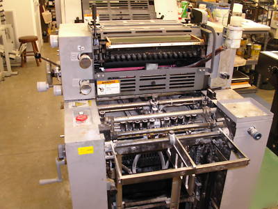 Hamada 234 2/c press & plate maker & numbering machine